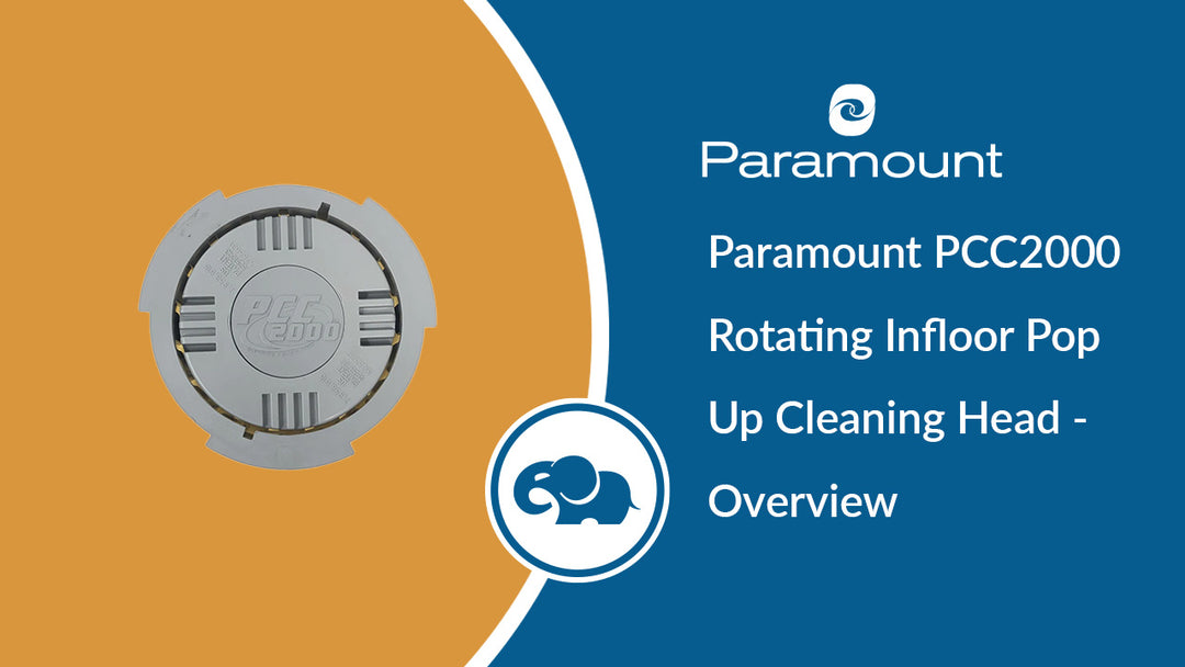 Paramount PCC2000 Rotating Infloor Pop Up Cleaning Head - Overview