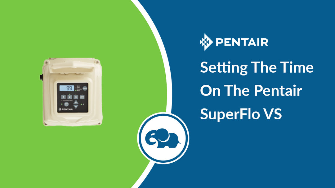 Setting the time on a Pentair SuperFlo VS Pool Pump