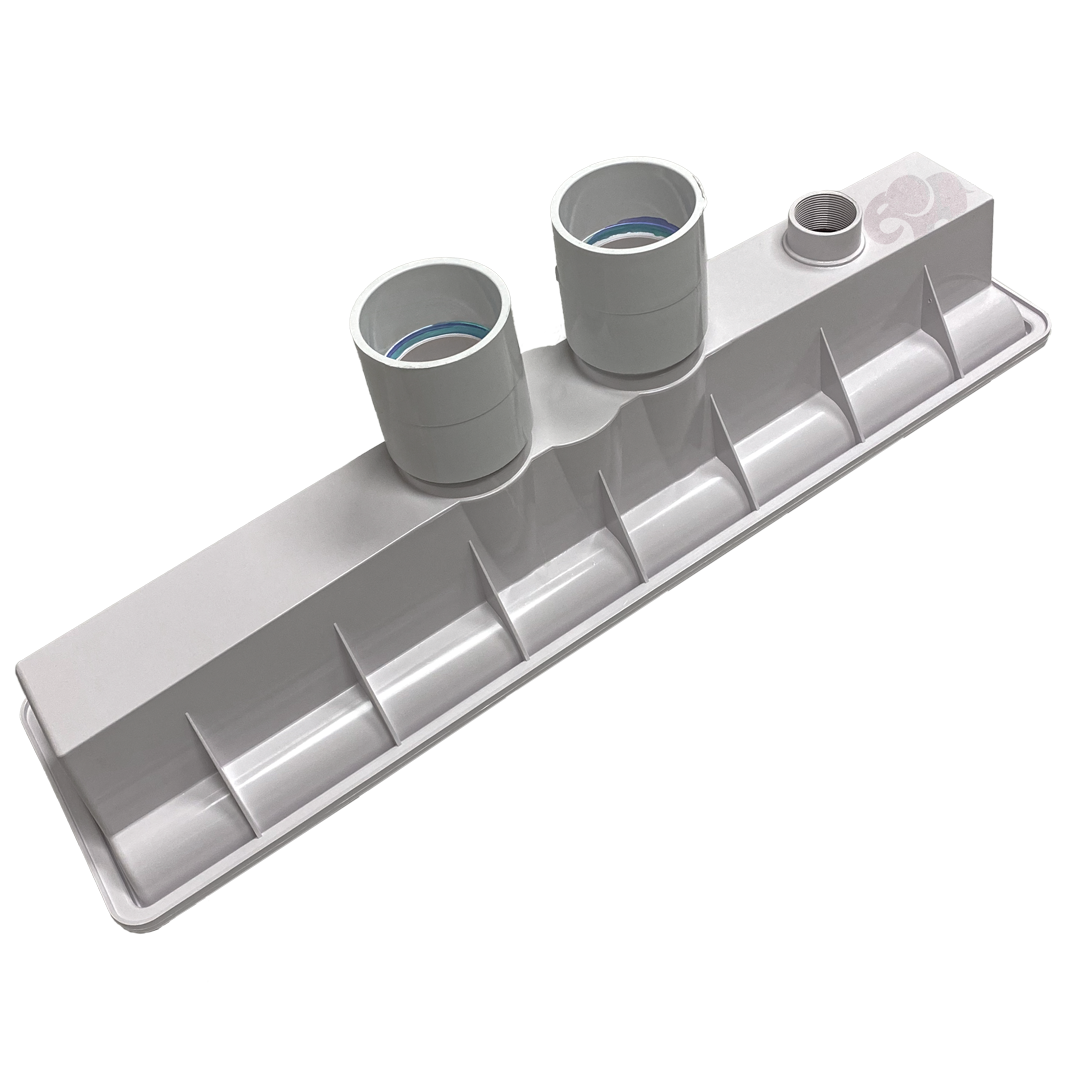 AVSC Dual Standard Top Channel Drain White - Pentair In-Floor(A&A) || 286101