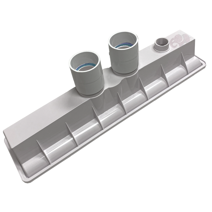 AVSC Dual Standard Top Channel Drain White - Pentair In-Floor(A&A) || 286101