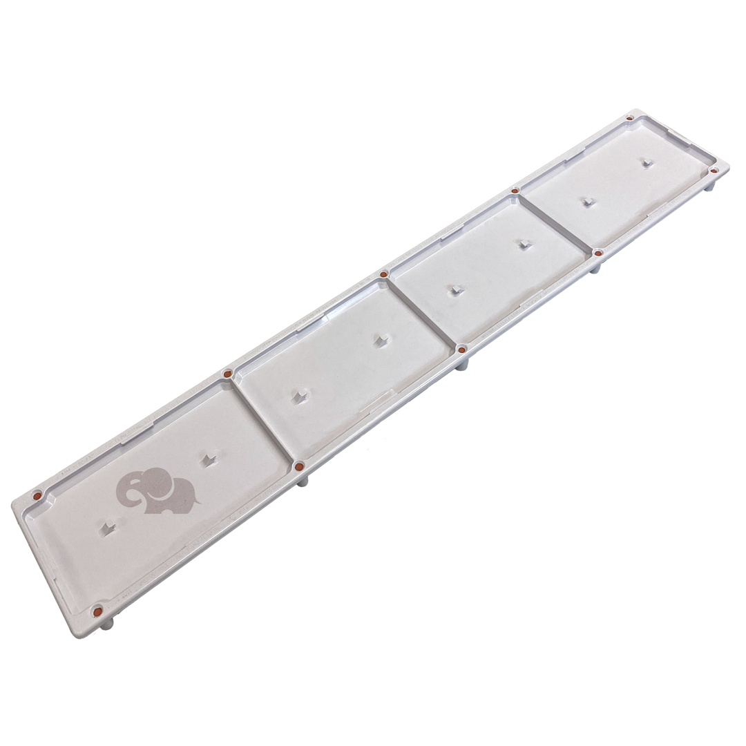 AVSC Dual Pebble Top Channel Drain White - Pentair In-Floor(A&A) || 289101