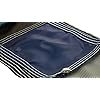 GLI 18x36 Foot Rectangle Mesh Safety Pool Cover with 4' X 8' Center End Step Blue | GLI 20-1836RE-SAP-BLU