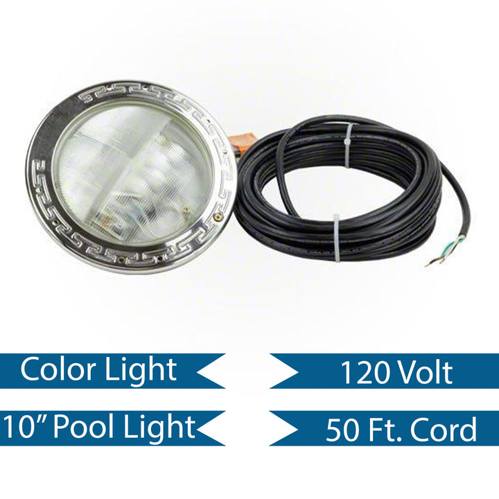 Pentair IntelliBrite 5g Color LED Pool Light - 50 Foot Cord 120V | 601001