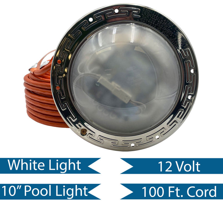 Pentair 100' 12V 300W White Pool IntelliBrite Architectural Series Light | 602145