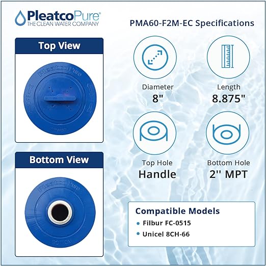 Pleatco Top Load Cartridge Filter Cartridge Replacement