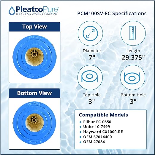 Pleatco Star-Clear 100 Pool Filter Cartridge Replacement