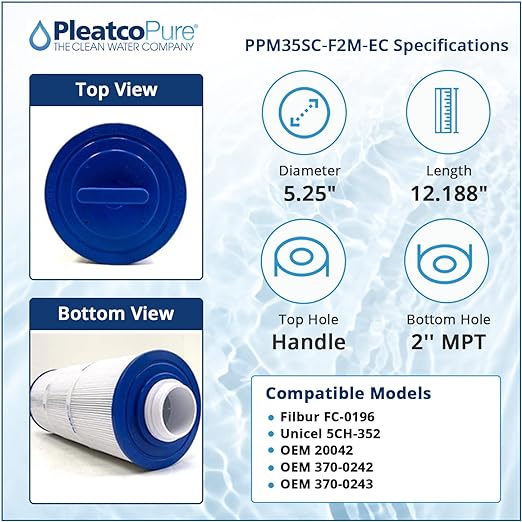 Pleatco Pacific Marquis Spas Filter Cartridge Replacement