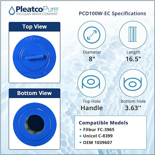 Pleatco Caldera 100 Spa Filter Cartridge Replacement