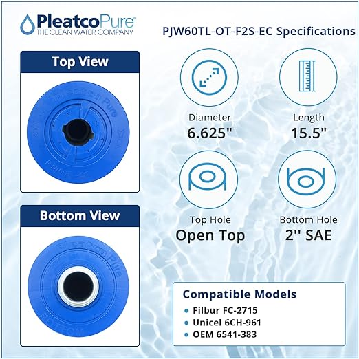 Pleatco Jacuzzi Premium Filter Cartridge Replacement