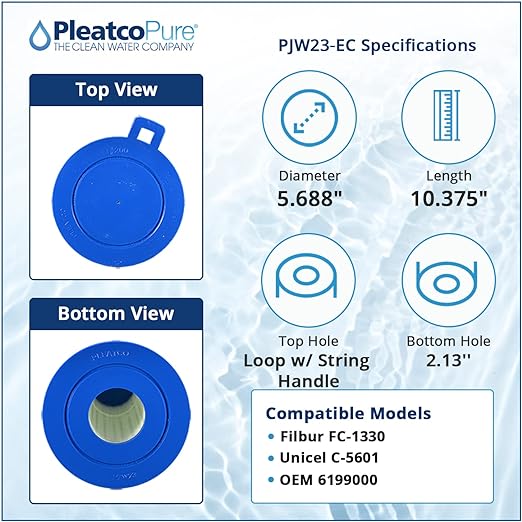 Pleatco Jacuzzi Aero Filter Cartridge Replacement