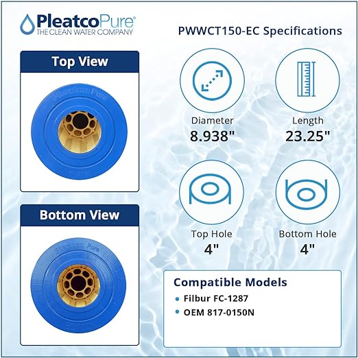 Pleatco PWWCT150-EC Pool Filter Cartridge Replacement