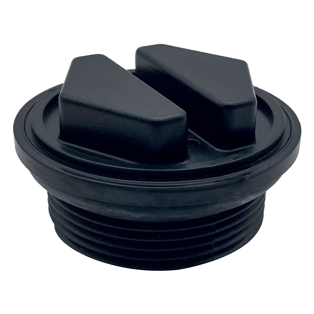 Pentair 1.5" MPT Black Drain Cap Plug with O-Ring