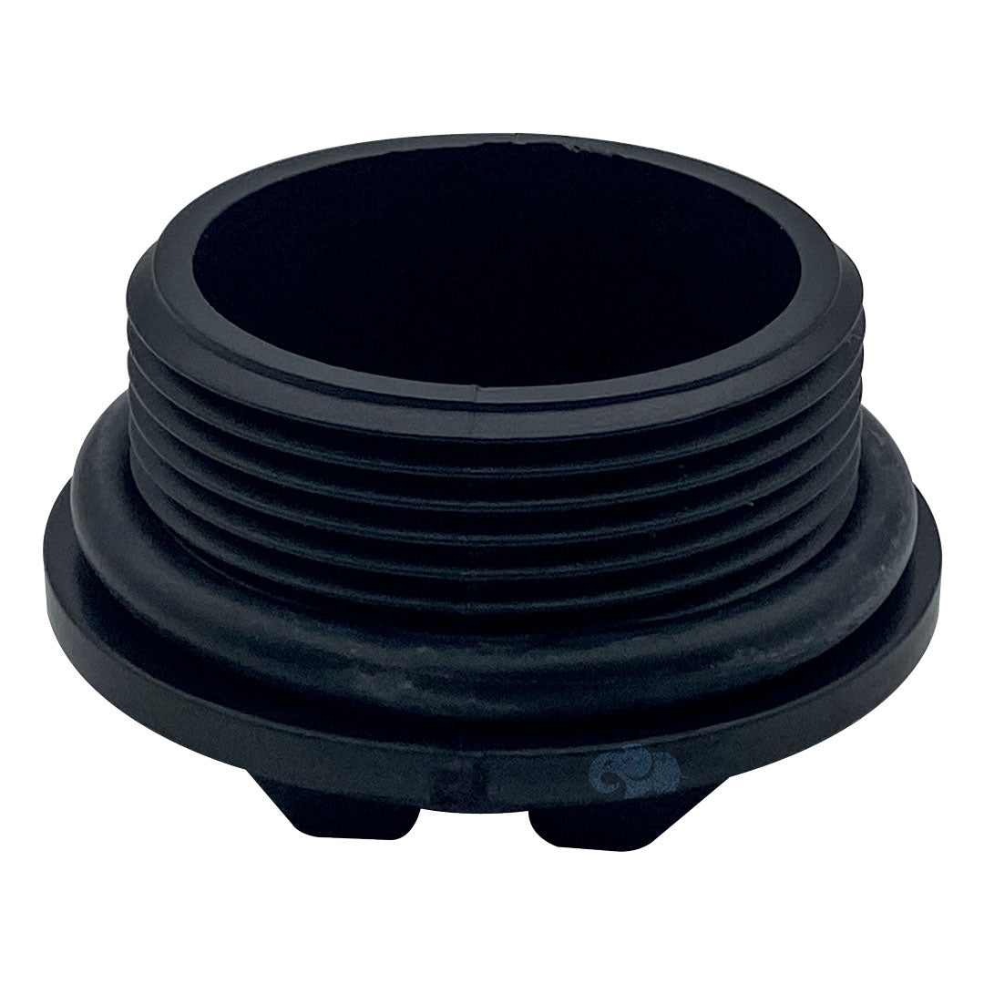 Pentair 1.5" MPT Black Drain Cap Plug with O-Ring