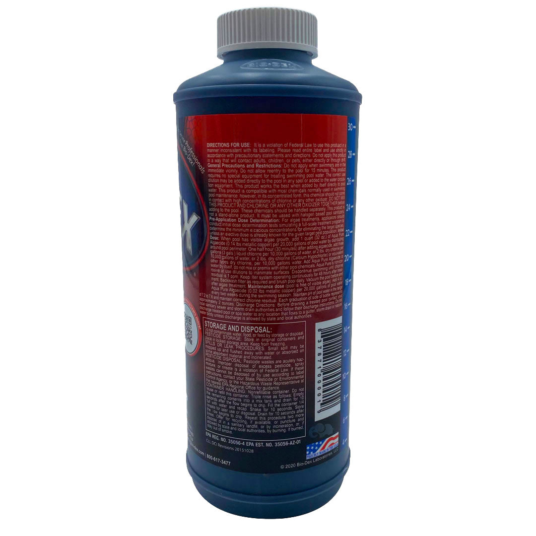 Bio-Dex Laboratories Aqua Pure Algaecide (32 Oz.)