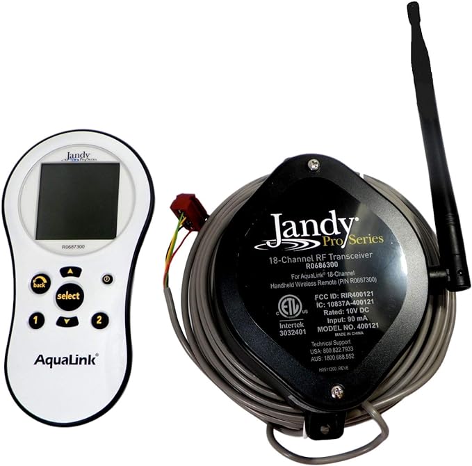 Jandy AquaLink Wireless Handheld Remote w/ J-box Transceiver || AQWHR18