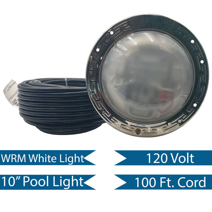 Pentair 100' 120V Warm White Pool IntelliBrite Architectural Series Light | EC-602222