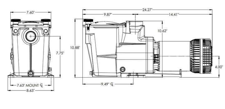 Hayward Super XE Pump 2.25HP | W3SP2615X20XE