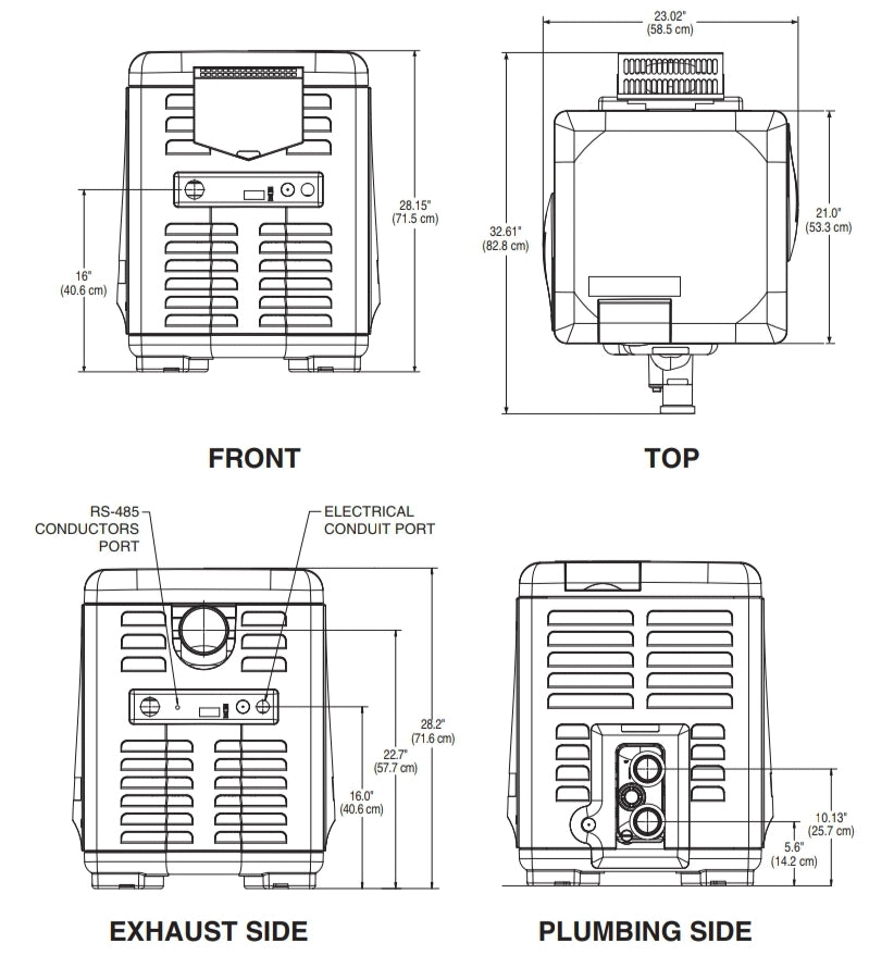 Pentair MasterTemp Low NOx Pool Heater - Electronic Ignition - Propane - 250000 BTU | 460733