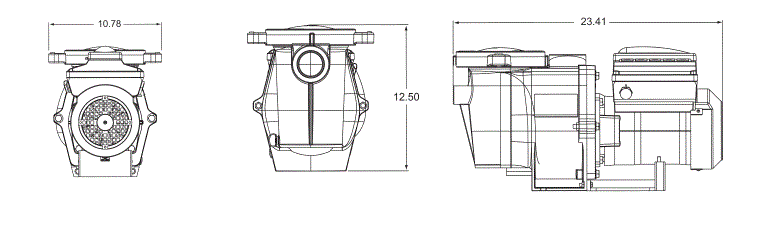 Pentair IntelliFlo i2 Variable Speed Pool Pump diagram