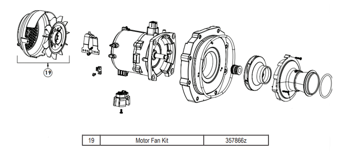 Pentair Motor Fan Kit || 357866Z