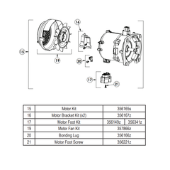 Pentair Motor Kit | 356165S