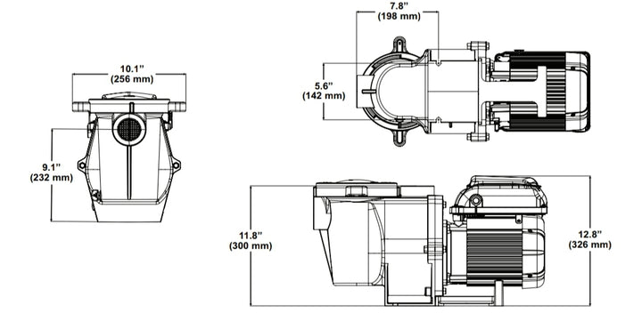 Pentair WhisperFlo High Performance Pump (1HP) | EC-015583