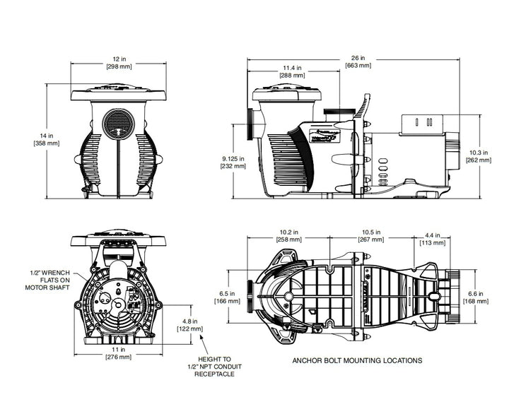 Pentair Three-Phase Super-Duty WhisperFloXF || 022018