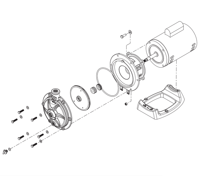 Polaris Booster Pump With 60HZ Motor diagram