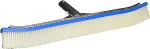 Pentair Curved Brush 18 in. Aluminum Back White Nylon || R111046