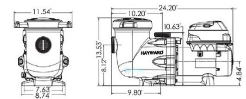 Hayward TriStar VS 1.85HP 115V/230V | W3SP3202VSP