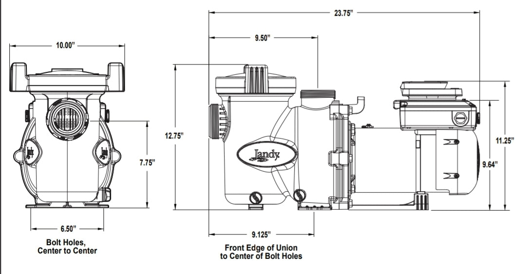 Jandy VS FloPro 1.85HP Pump, 115/230V | VSFHP185DV