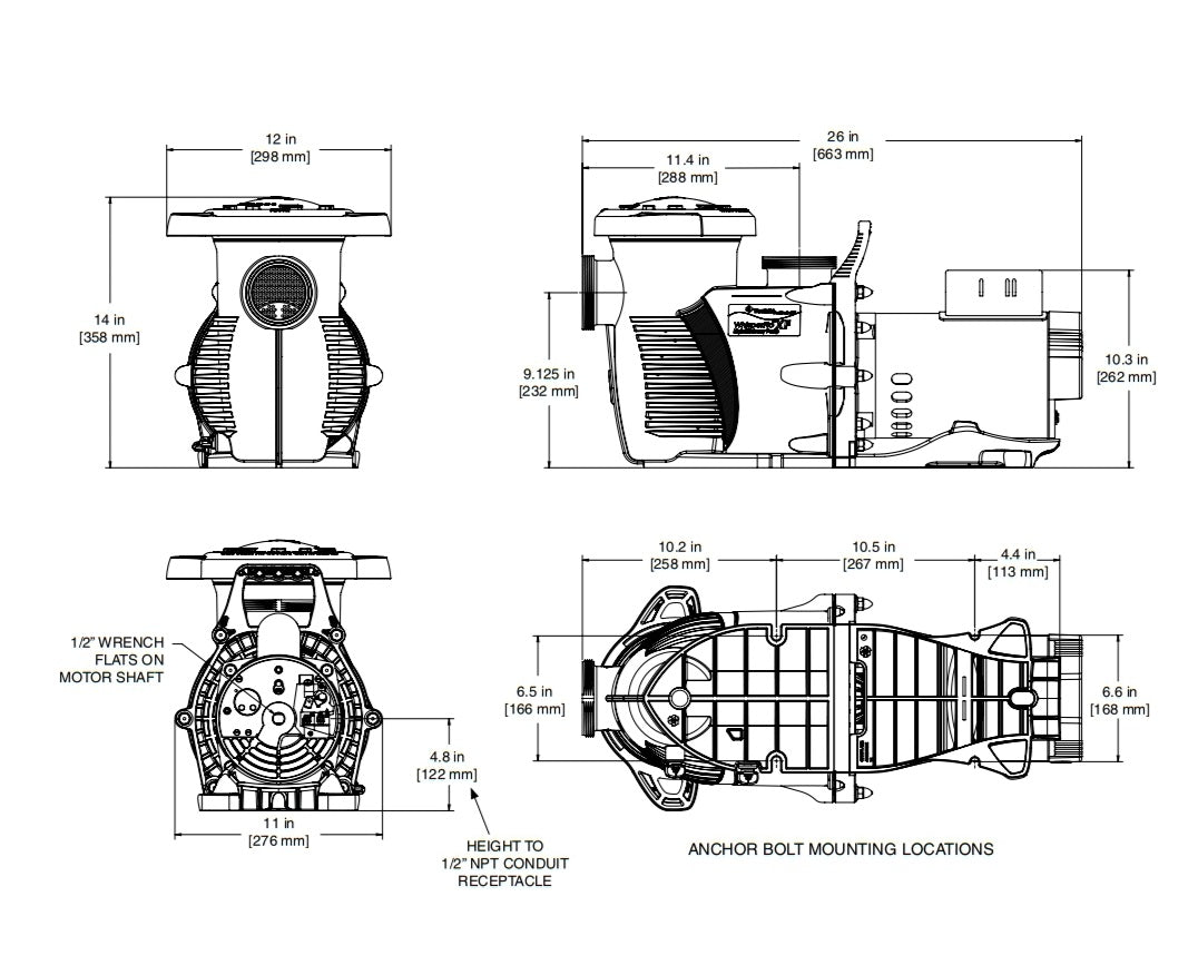 Pentair Three-Phase Super-Duty WhisperFloXF || 022017