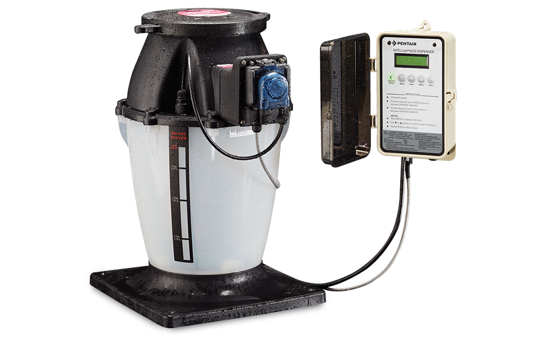 Pentair IntellipH pH Controller with Acid Container