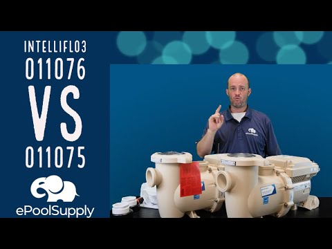 Pentair IntelliFlo3 3HP Pump Comparison 011076 vs 011075 video