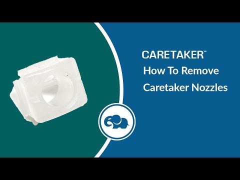 Caretaker 99 Cleaning Head Flow Adjust Nozzle (Clear) | 1-9-455