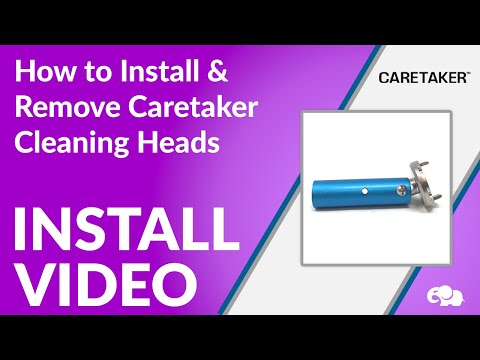 Caretaker 99 Complete 2" Cleaning Head (Jet Black) | 5-9-511