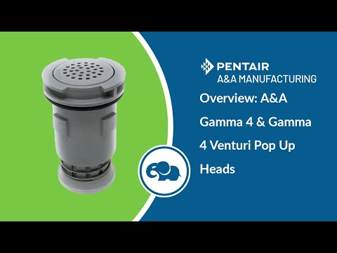 G4V (Venturi) Pop-Up Head (Gray) - Pentair In-Floor(A&A) || 231203