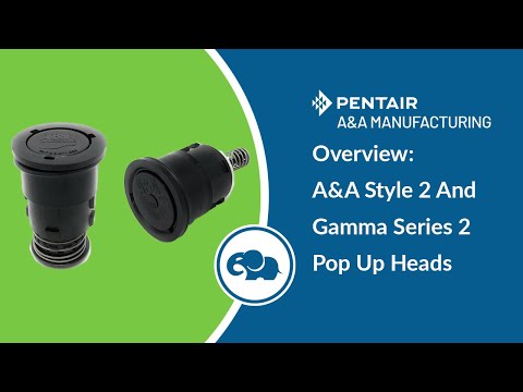 Gamma Series 2 Adjustable Flow Pop-Up Head (Black) - Pentair In-Floor(A&A)