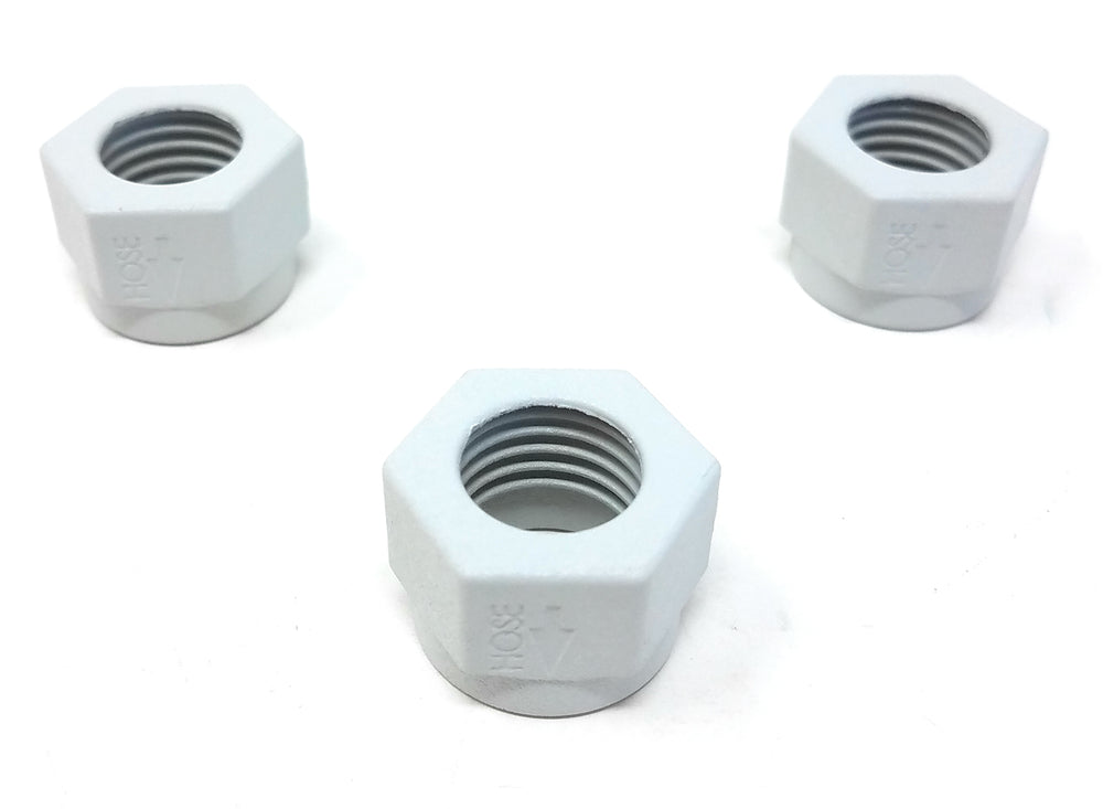 Hayward TriVac 700/500 Mender Nut Kit - White - 3 Pack