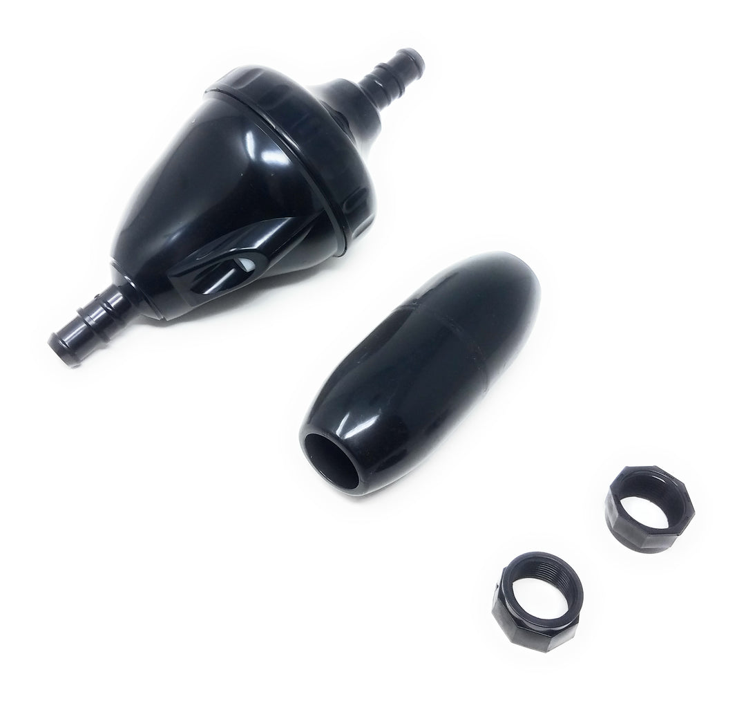 Top View - Polaris 3900 Sport / "Trade Grade" TR35P Pressure Cleaner Back-up Valve Kit, Black