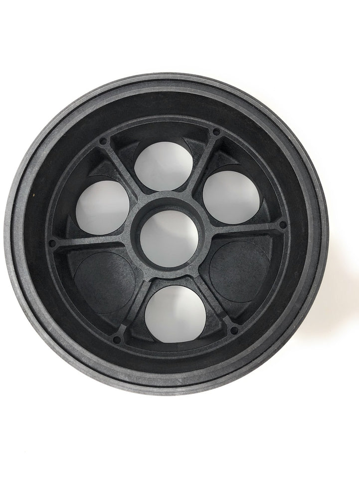 View of Inside - Paramount 4-Port 1.5" Water Valve Base  (Black) - ePoolSupply