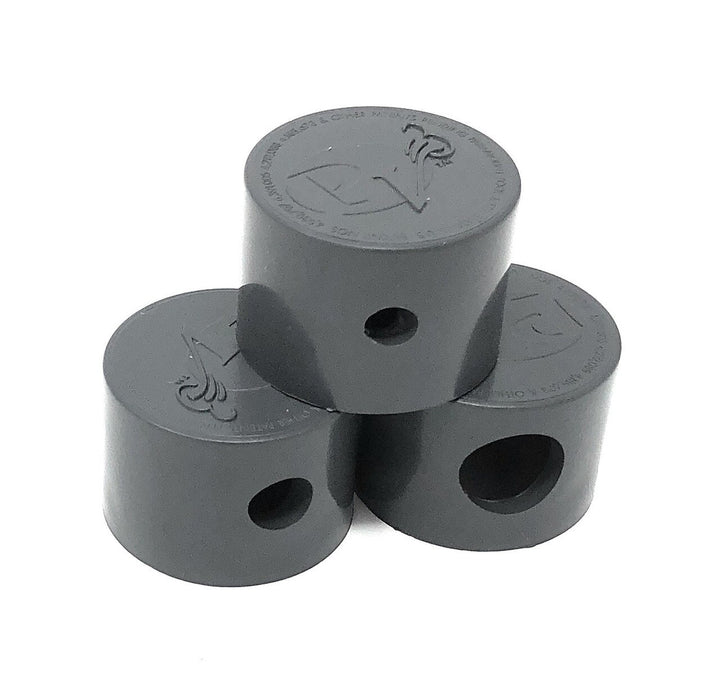 Paramount PV3 Twist Lock Step Nozzle Caps 3 Piece (Gray) - ePoolSupply