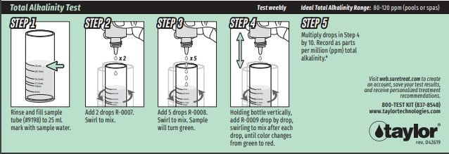 Taylor Technologies Safety Plus Test Kit for Chlorine/Bromine, pH, Alkalinity (DPD) - ePoolSupply