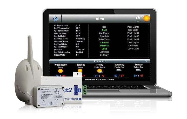 Pentair ScreenLogic 2 Interface & wireless connection bundle