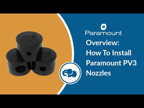 Paramount PV3 Pop Up Head with Nozzle Caps (Black) | 004-627-5060-03