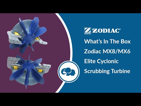 Zodiac MX8/MX6 Elite Cyclonic Scrubbing Turbine Assembly, 2/PK