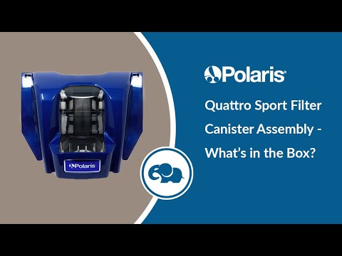 Polaris Quattro Sport Filter Canister Assembly, Blue | R0836200